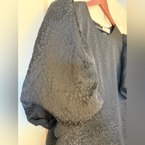 Pomander Place by Tuckernuck Black Jacquard Lyla Black Blouse size XXL - Picture 8 of 14